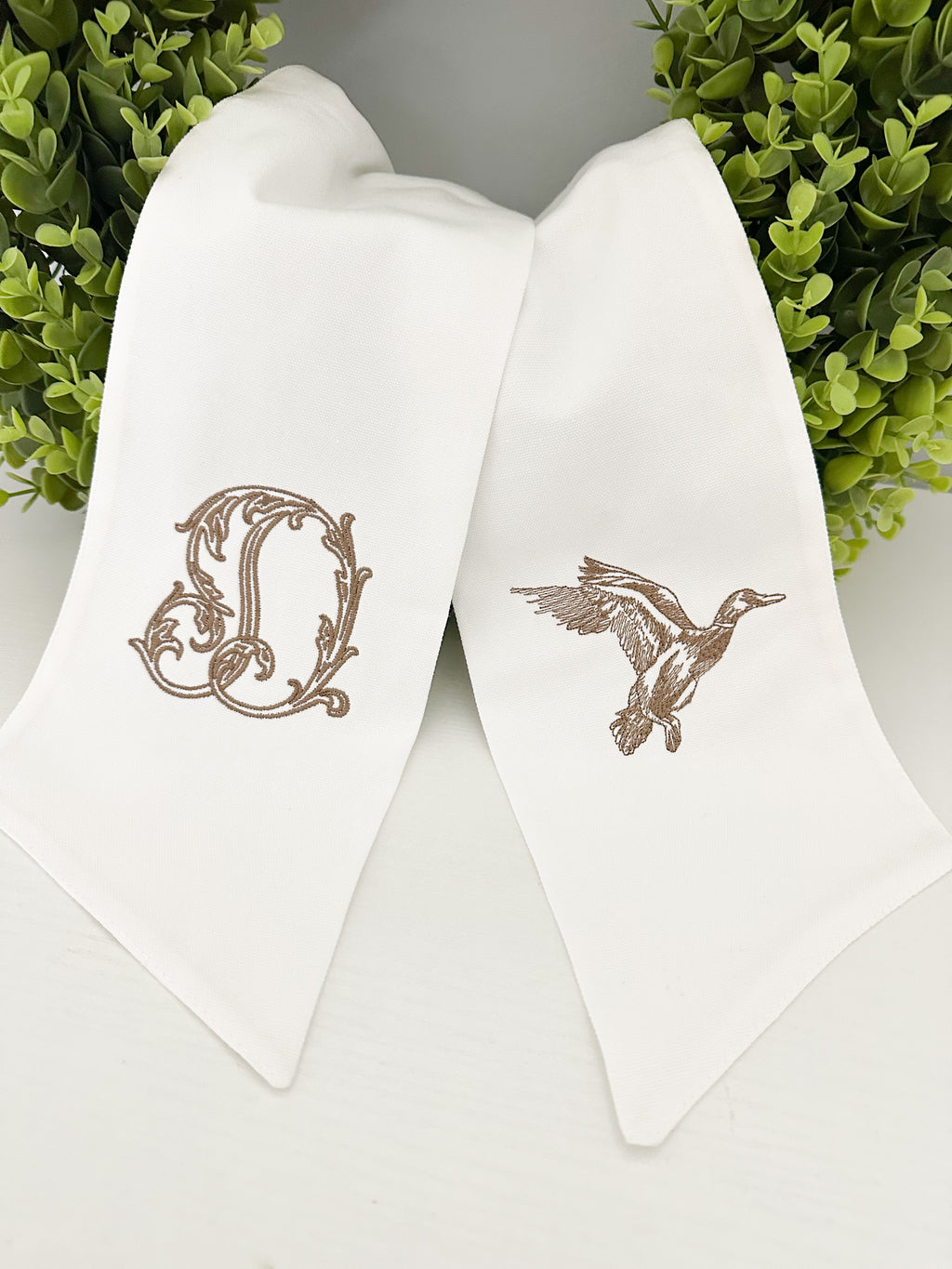 Mallard Wreath Sash