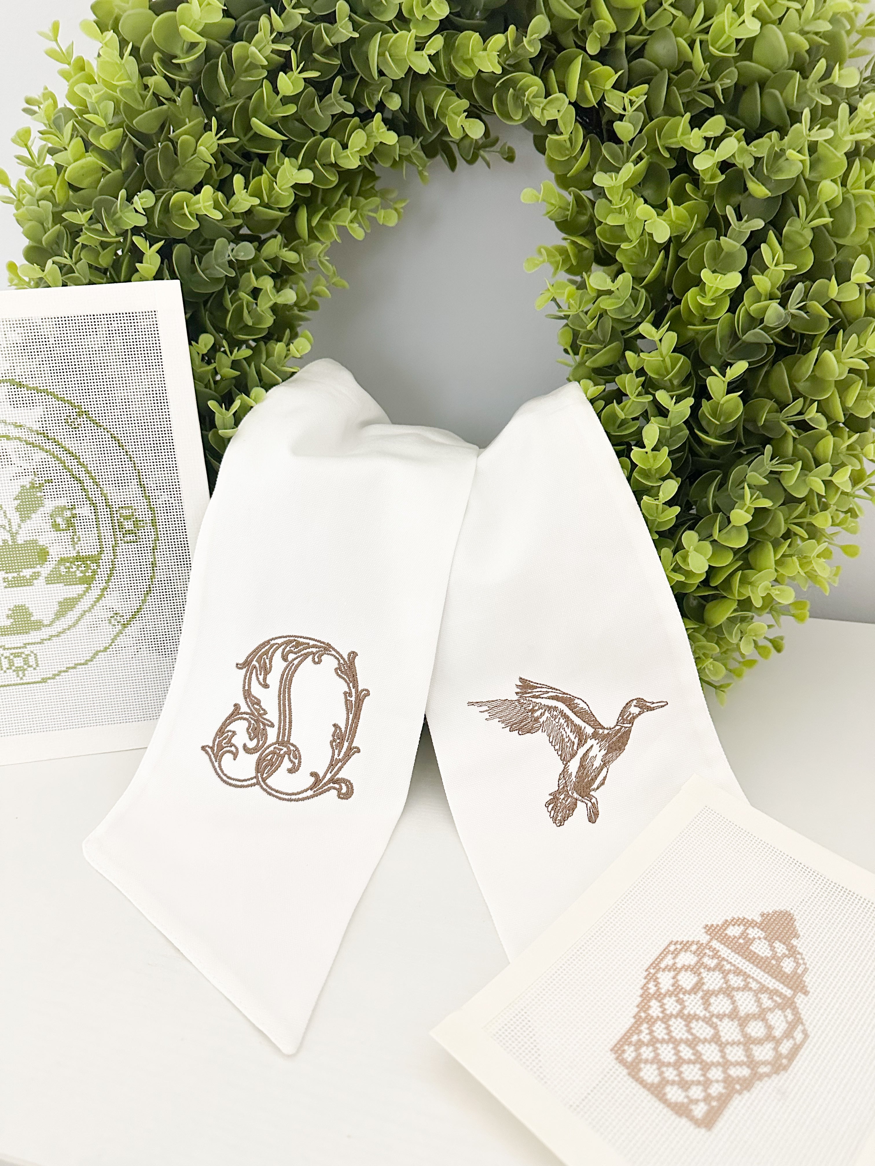 Mallard Wreath Sash