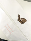 Chocolate Bunny Wreath Sash