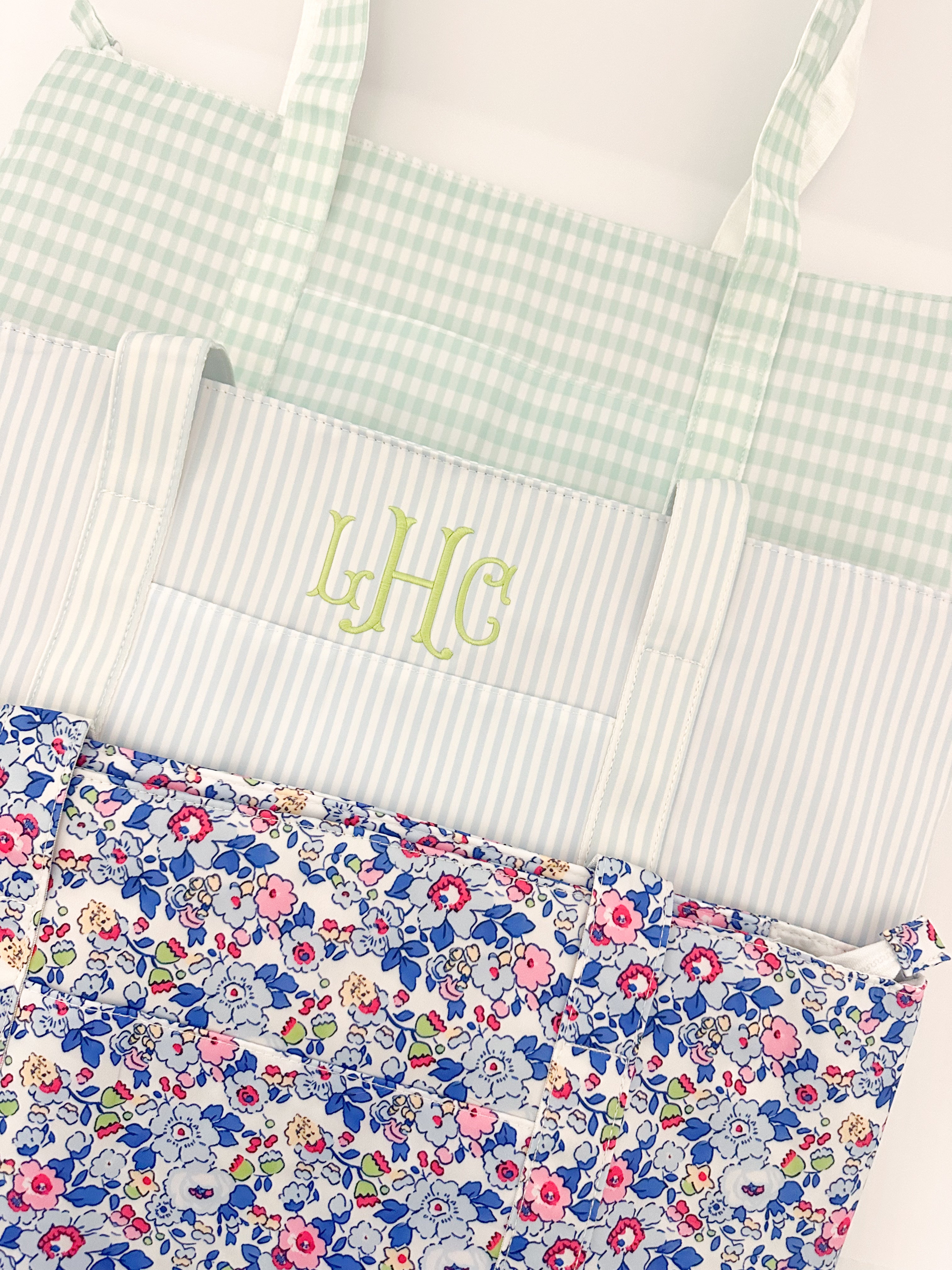 Blue Stripped Go Go Tote