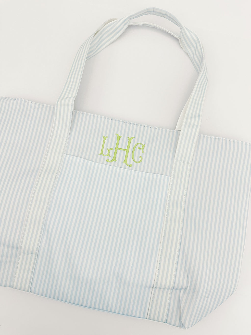 Blue Stripped Go Go Tote
