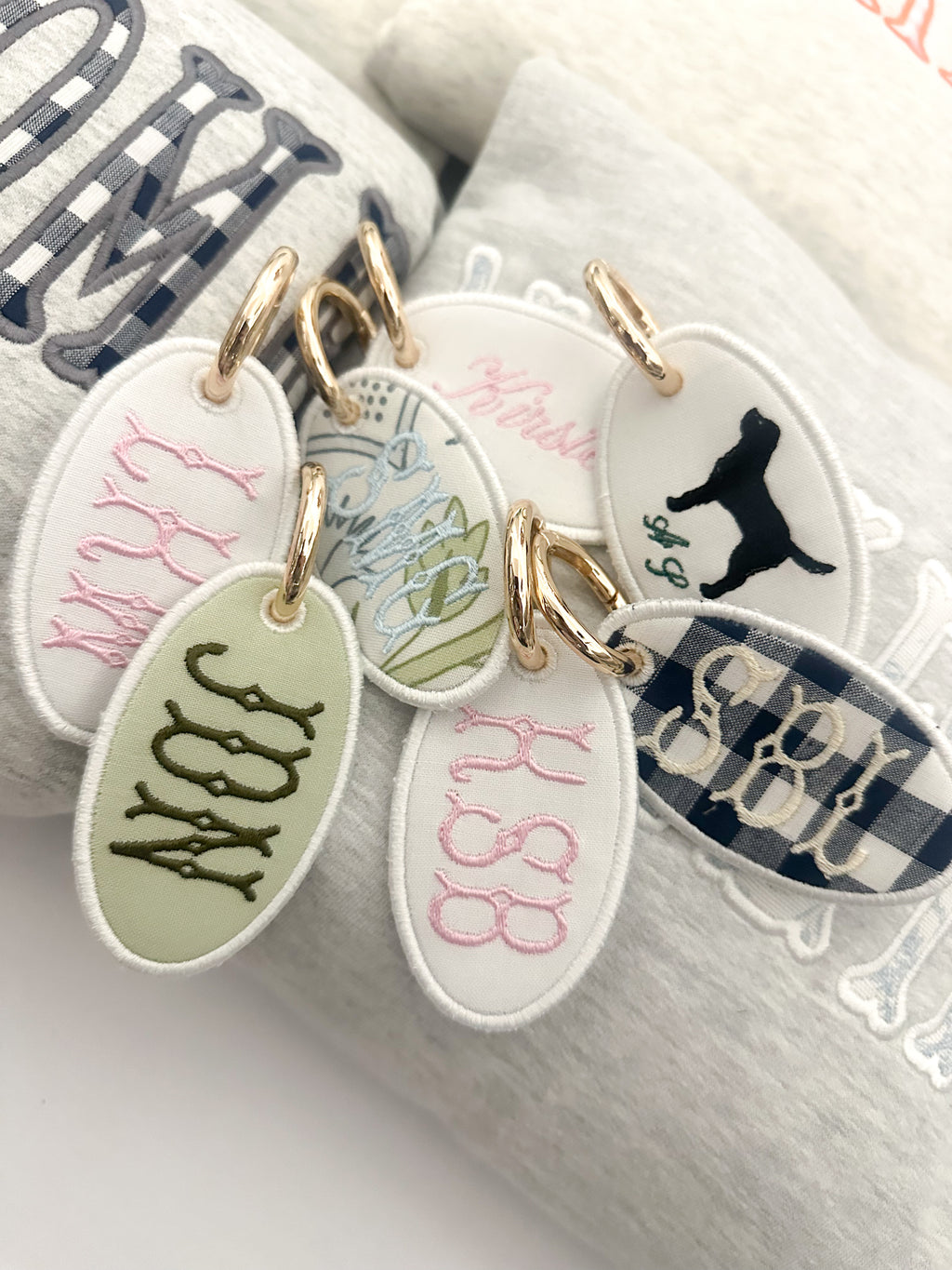 Monogram Keychain