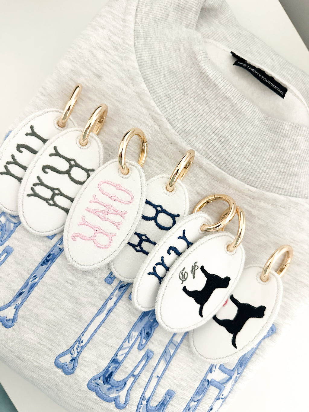 Monogram Keychain