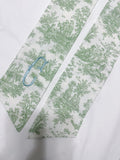 Green Toile Sash