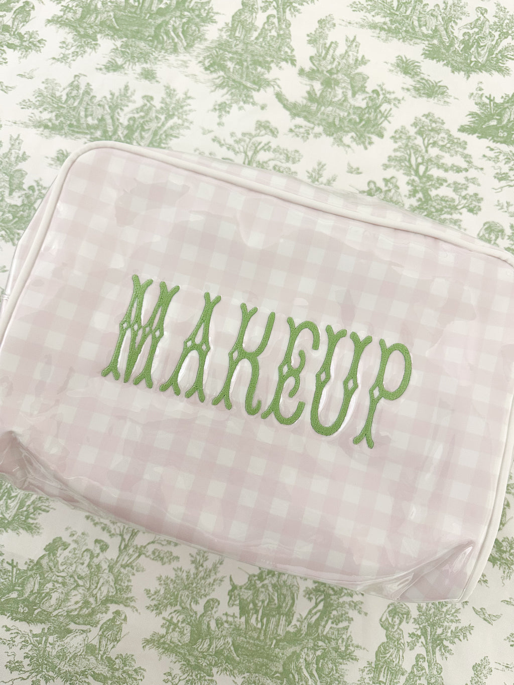 Coated Makeup Bag