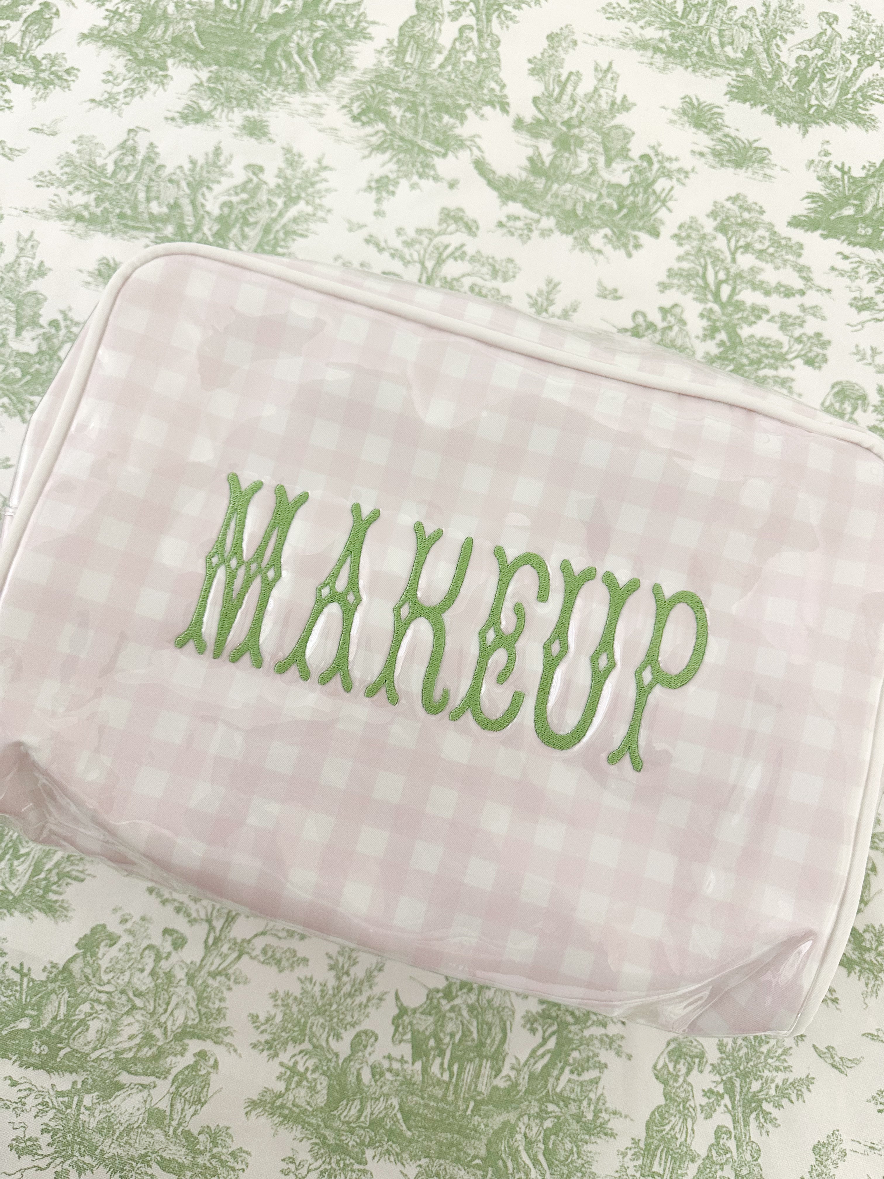 Coated Makeup Bag