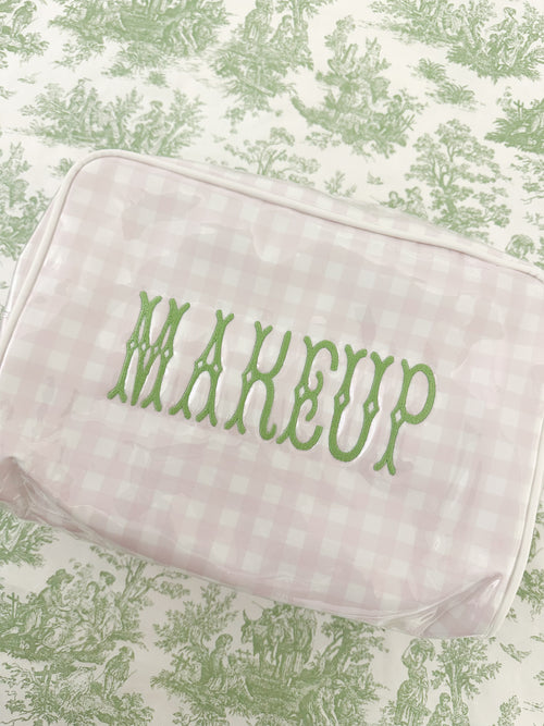 Coated Makeup Bag