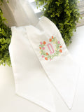 Floral Crest Wreath Sash