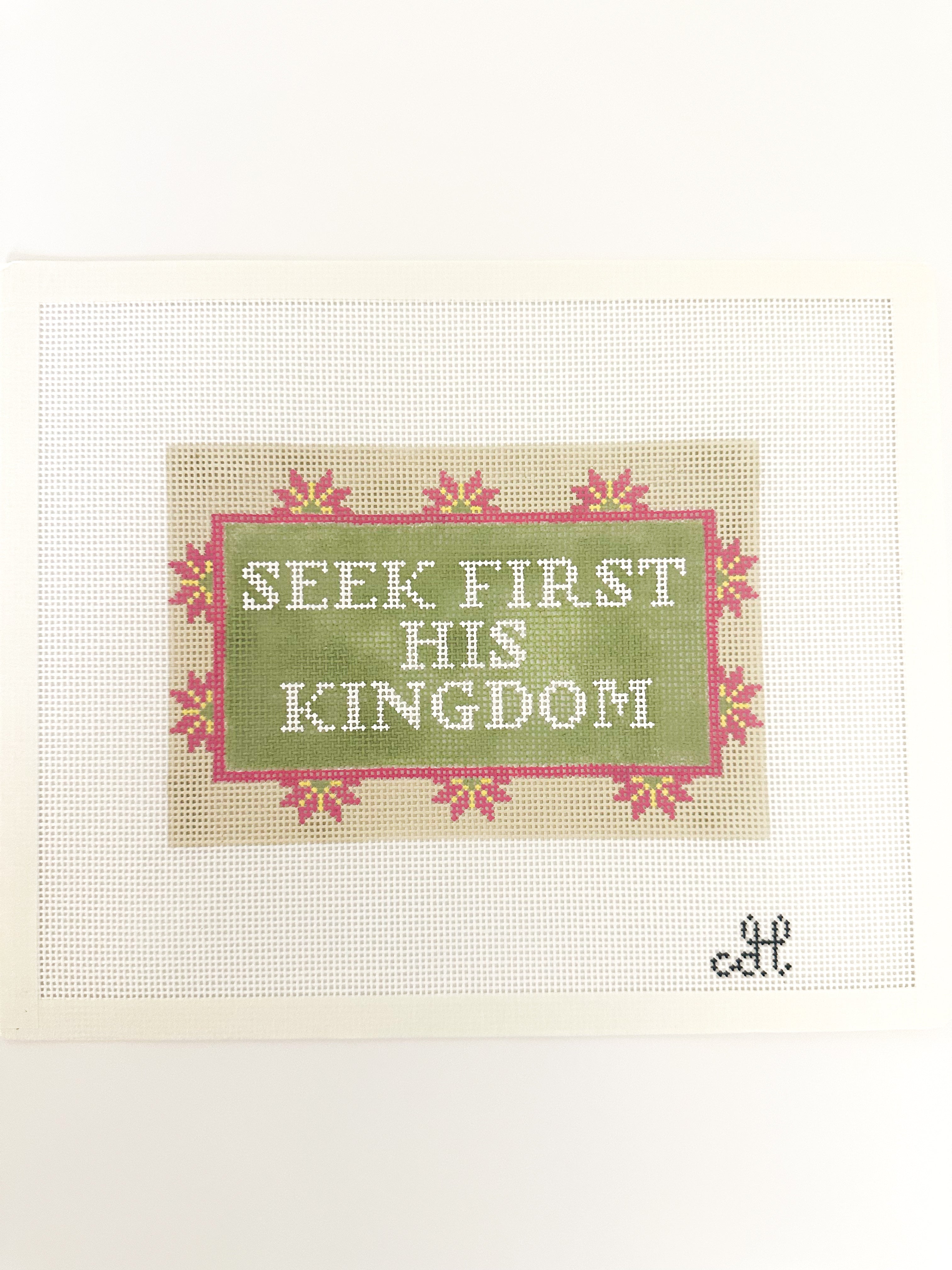 Seek First His Kingdom Canvas