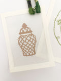 Brown Ginger Jar