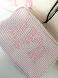 Striped Toiletry Bag