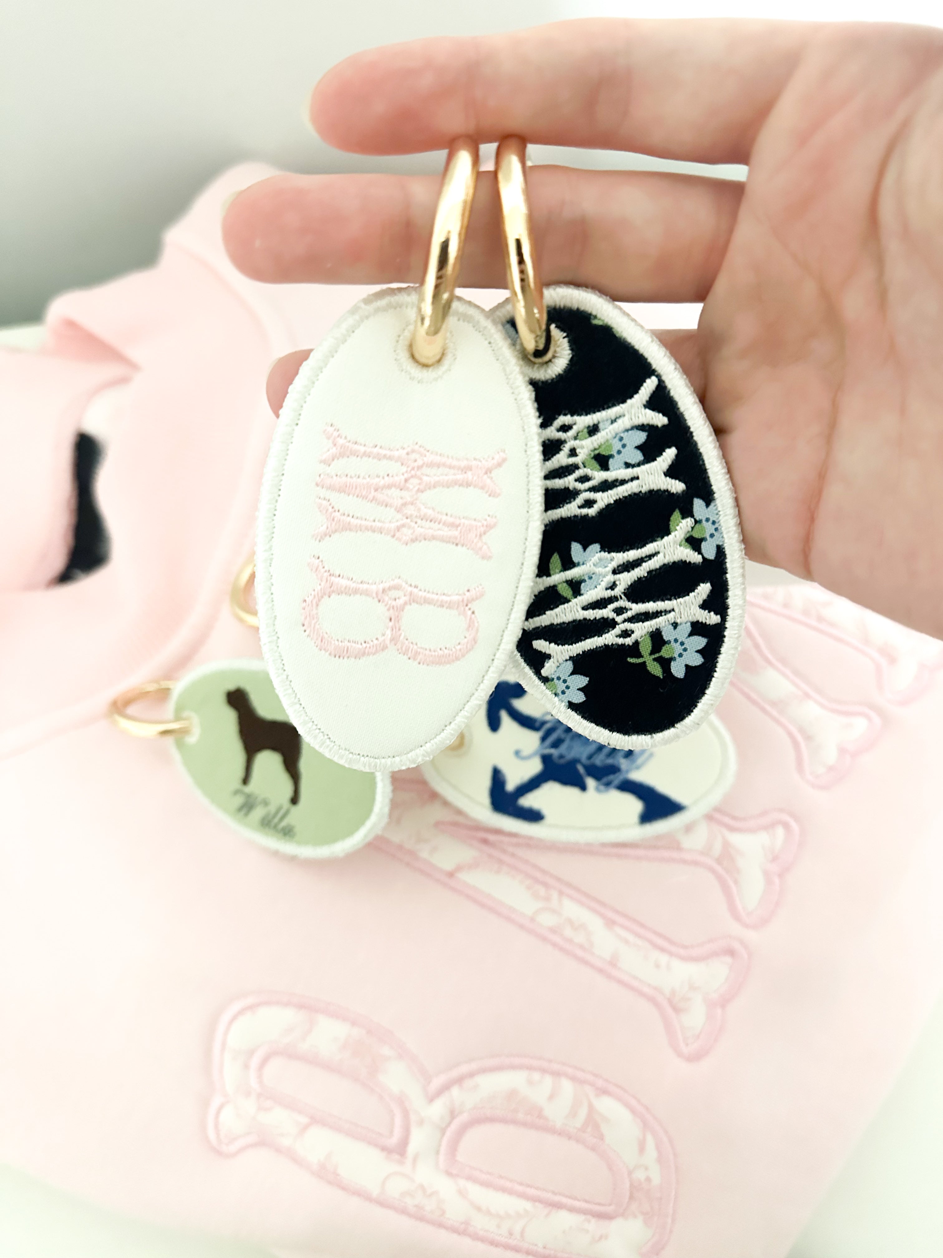 Monogram Keychain