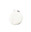 Mini Seersucker Jewelry Case - White