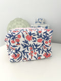 Winter Quilted Makeup Bag